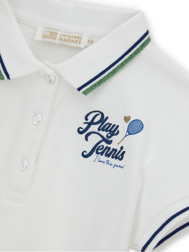 Original Marines Original Marines Poloshirt DFP5187YF Weiß Regular Fit