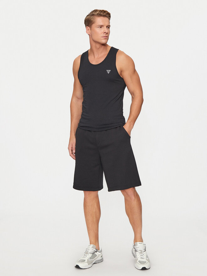 Guess Guess Tank top U97M02 KCD31 Μαύρο Regular Fit