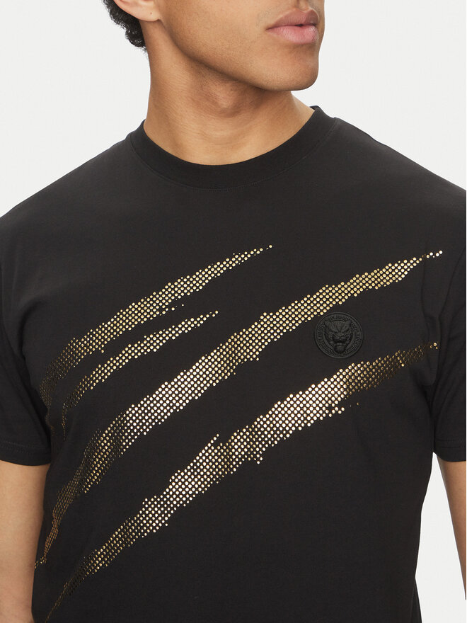 Plein Sport Plein Sport Camiseta SAEC MTK8008 STE001N Negro Regular Fit