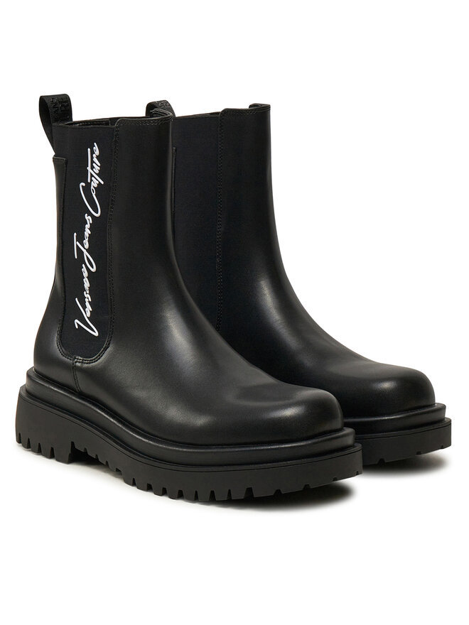 Versace Jeans Couture Боти тип челси Versace Jeans Couture Drew 77VA3S60 Черен
