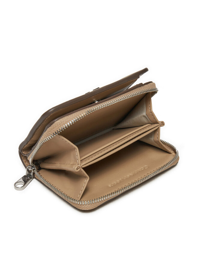 Calvin Klein Mały Portfel Damski Calvin Klein K60K612740 Beżowy