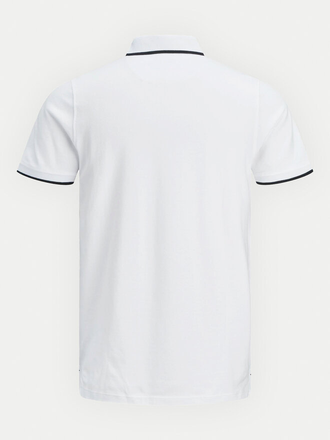 Jack&Jones Jack&Jones Polo Paulos 12136668 Λευκό Slim Fit