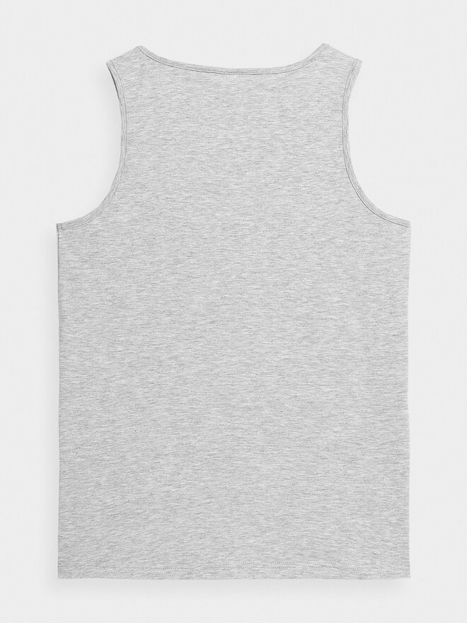 4F 4F Top 4FSS23TTSHF581 Gris Regular Fit