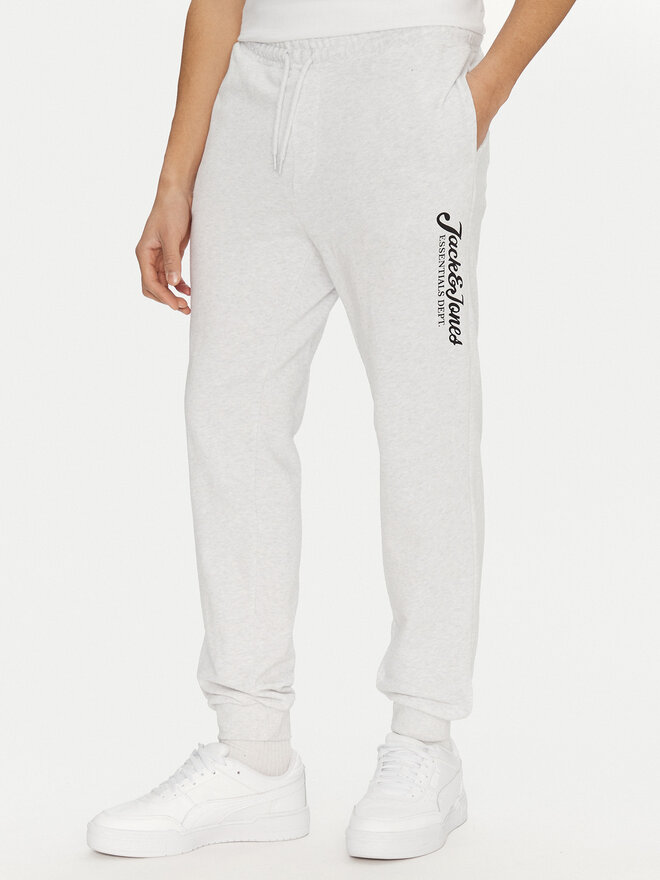 Jack&Jones Jack&Jones Rinkinys: marškinėliai ir sportinės kelnės Beau 12277849 Balta Relaxed Fit