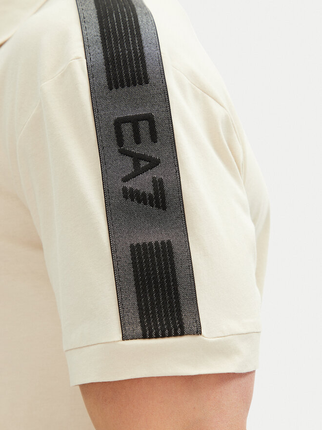EA7 Emporio Armani EA7 Emporio Armani Poloshirt 7M000139 AF10375 U1079 Écru Regular Fit