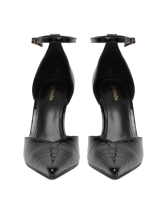 DeeZee High Heels DeeZee CEO-LS6049-10 Schwarz