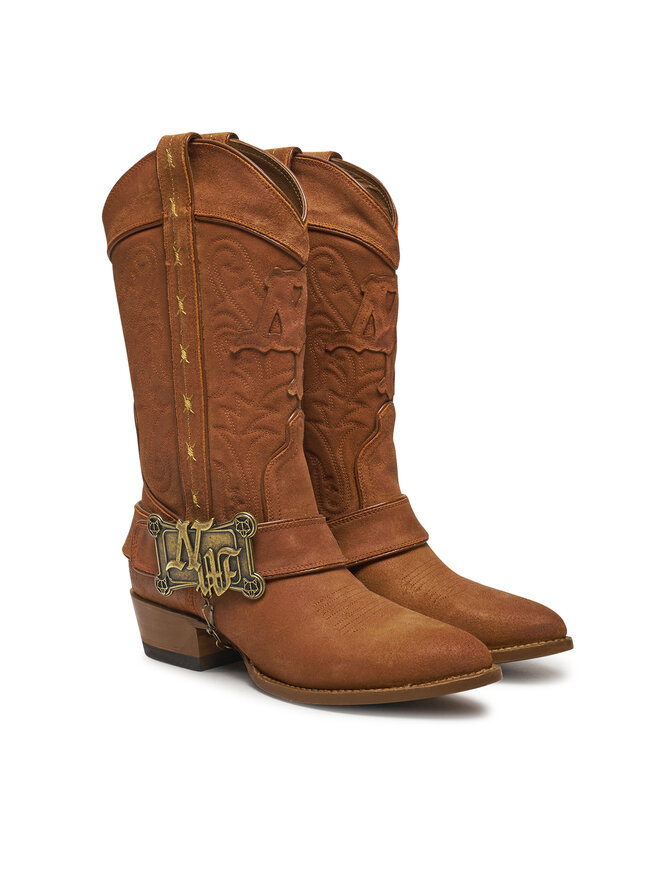 Naked Wolfe Stivali texani Naked Wolfe Outlaw 00021 Marrone