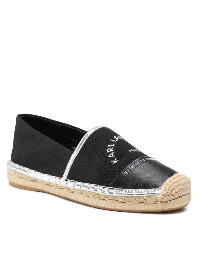 KARL LAGERFELD Еспадрили KARL LAGERFELD KL80108A Черен