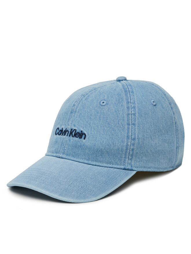 Calvin Klein Шапка с козирка Calvin Klein Emb Logo LV04G5068G Син