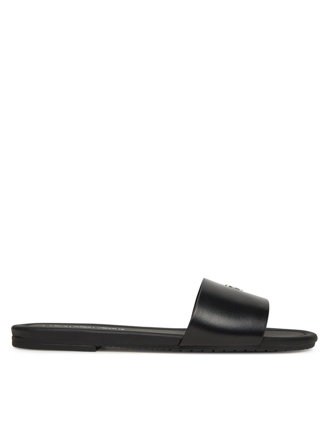 Calvin Klein Jeans Παντόφλες Calvin Klein Jeans Flat Sandal Slide Mg YW0YW01697 Μαύρο