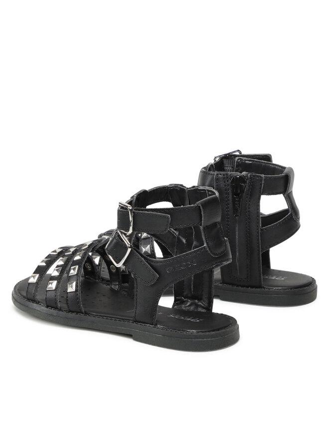 Geox Сандали Geox J S.Karly G. C J2535C 000BC C9999 M Черен