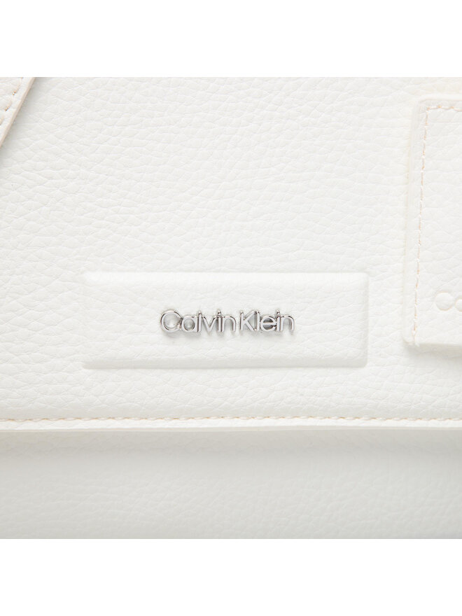 Handtasche Calvin Klein Dressed Top Handle Mini Bag K60K609185 WeiB eschuhe