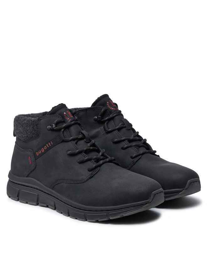 Bugatti Botines planos Bugatti 331-AOS50-5000 Negro