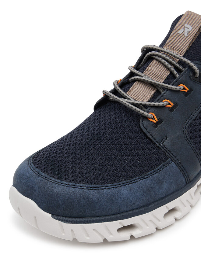 Rieker Sneakersy Rieker 04351-14 Tmavomodrá