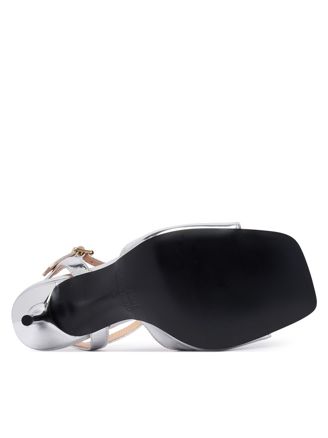 LOVE MOSCHINO Босоніжки LOVE MOSCHINO JA16069G0OJE090B Срібний
