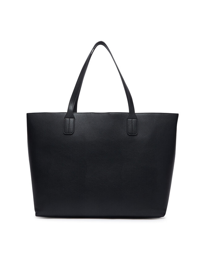 Tommy Hilfiger Handtasche Tommy Hilfiger Th Icon Tote AW0AW18724 Schwarz