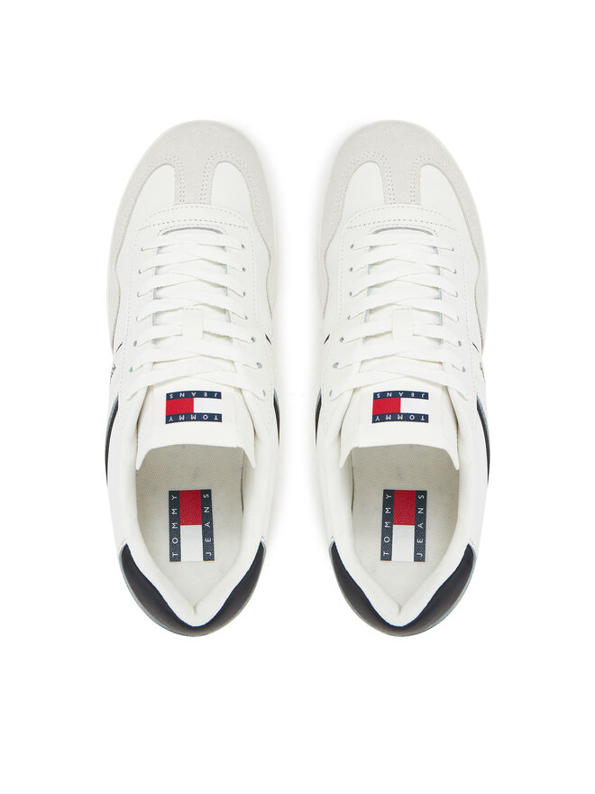 Tommy Jeans Snīkeri Tommy Jeans The Greenwich Leather EM0EM01571 Balts