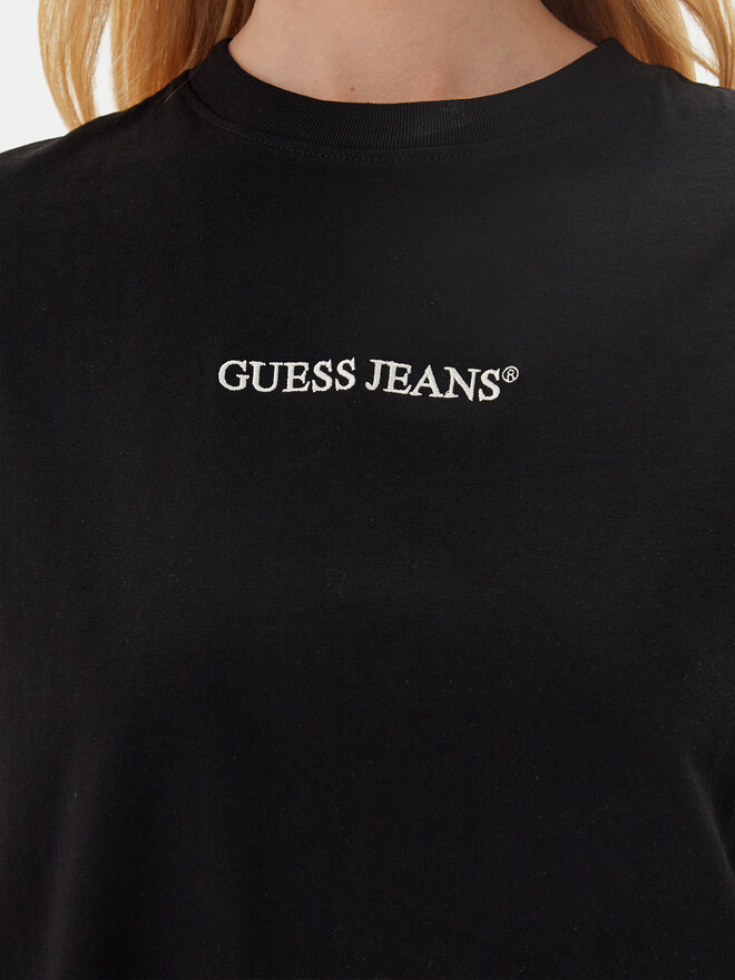 Guess Jeans Guess Jeans Camiseta W5RI4 2K8HM0 Negro Regular Fit