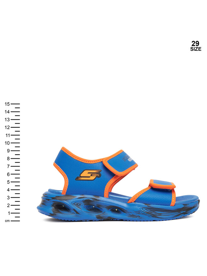 Skechers Sandale Skechers Sola Glow Sandal-Fusion Brights 407032L/BLOR Albastru