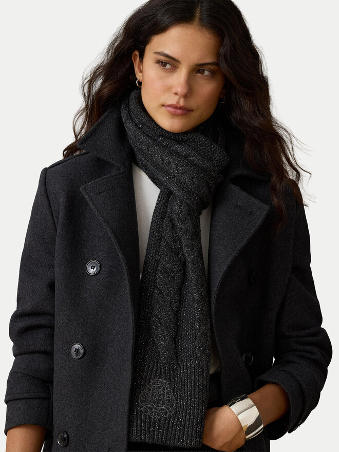 LAUREN RALPH LAUREN Schal LAUREN RALPH LAUREN 454P23550002 Dunkelgrau