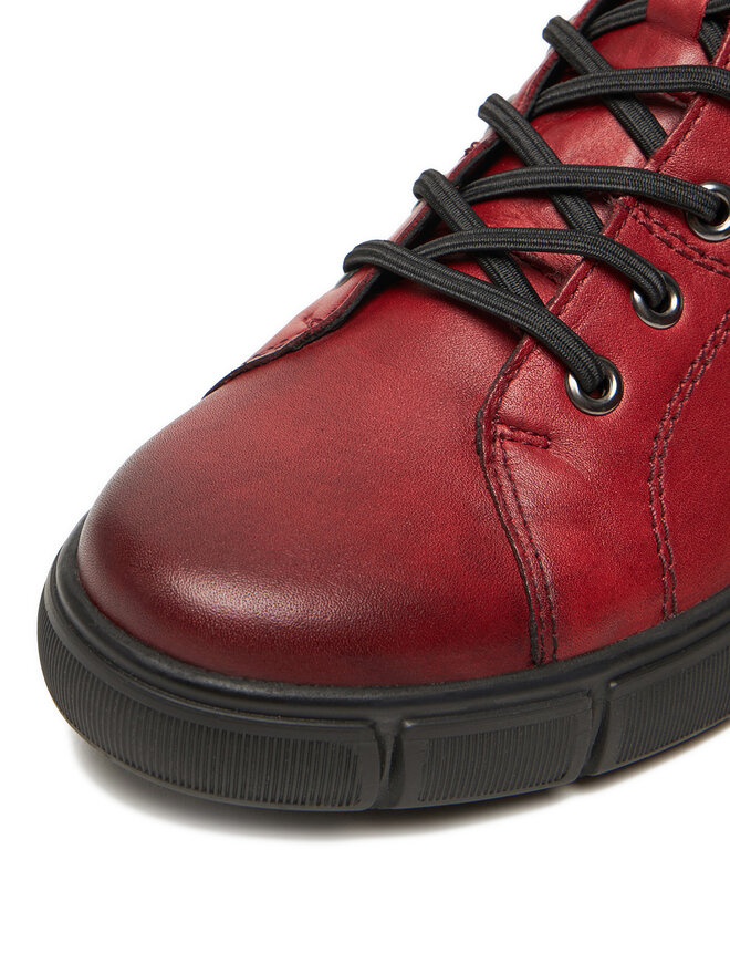 Remonte Schnürschuhe Remonte D1T76-35 Dunkelrot