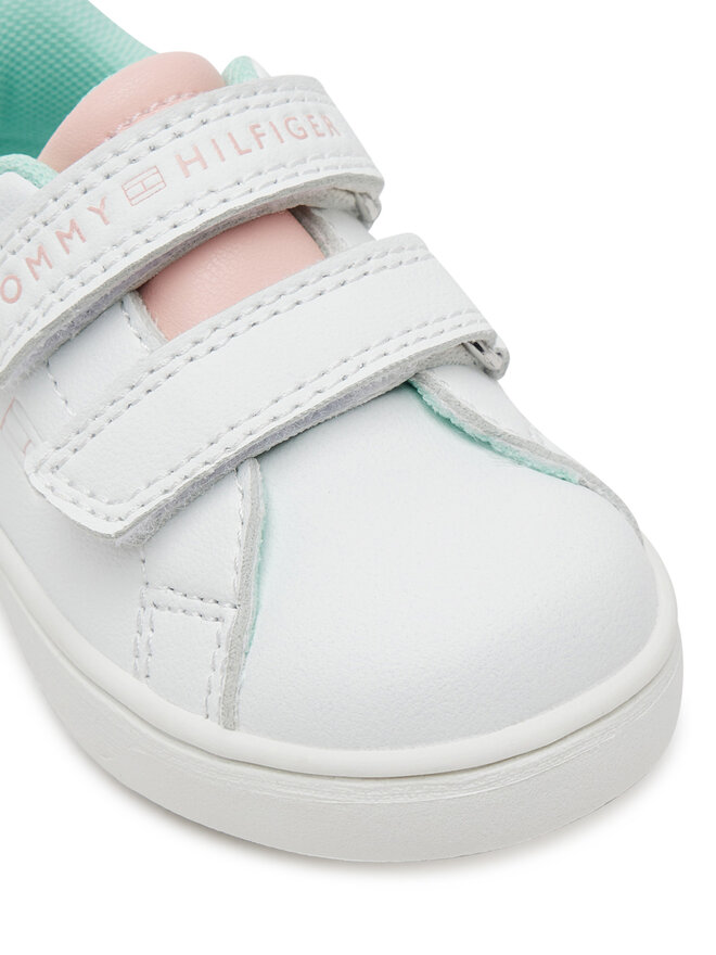 Tommy Hilfiger Αθλητικά Tommy Hilfiger Low Cut Velcro Sneaker T1A9-33727-1355 M Λευκό