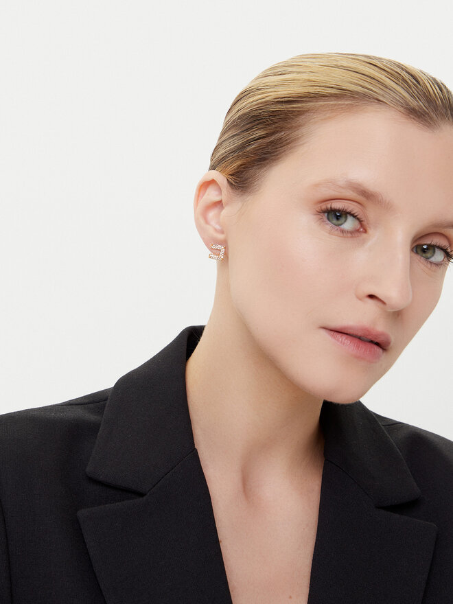 Elisabetta Franchi Σκουλαρίκια Elisabetta Franchi OR-01A-56E2-V150 Χρυσό