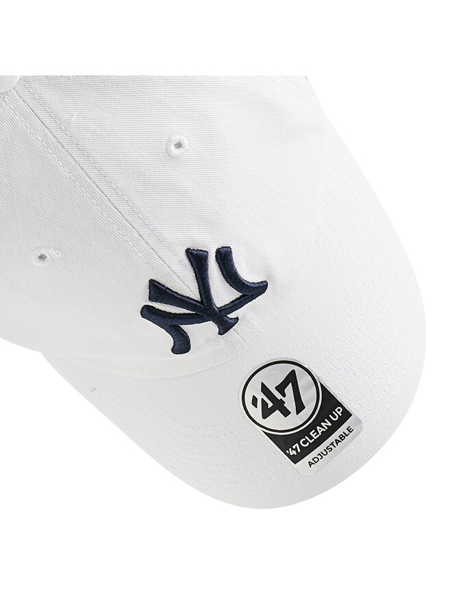 47 Brand Cap 47 Brand New York Yankees 47 Clean Up B-RGW17GWS-WHA Weiß