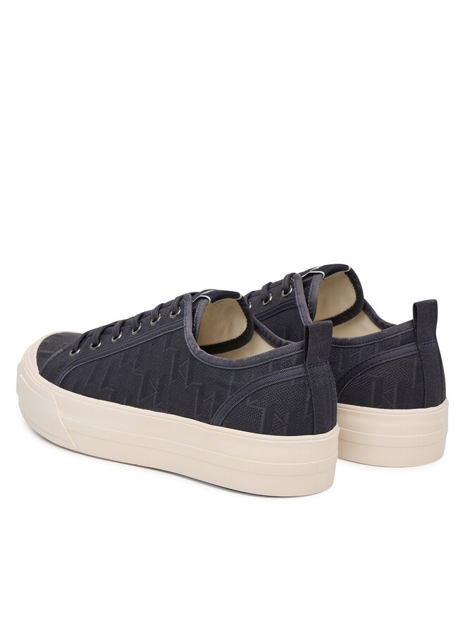 KARL LAGERFELD Sneakers aus Stoff KARL LAGERFELD Kampus Max V KL50526 Dunkelblau