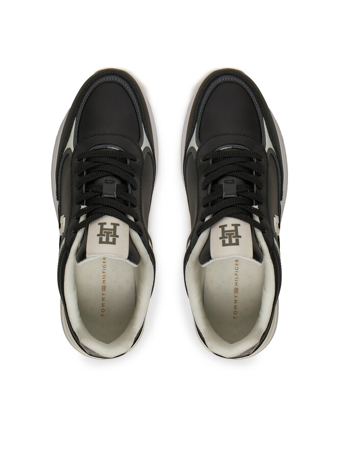 Tommy Hilfiger Sneakersy Tommy Hilfiger Casual Fashion Runner FW0FW08325 Czarny