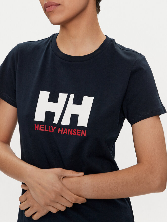 Helly Hansen Helly Hansen Póló W Hh Logo T-Shirt 2.0 34465 Sötétkék Regular Fit