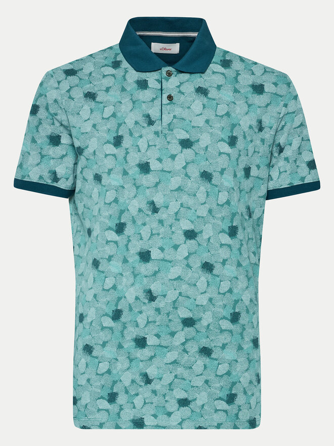 s.Oliver s.Oliver Polo marškinėliai 2143978 Mėlyna Regular Fit