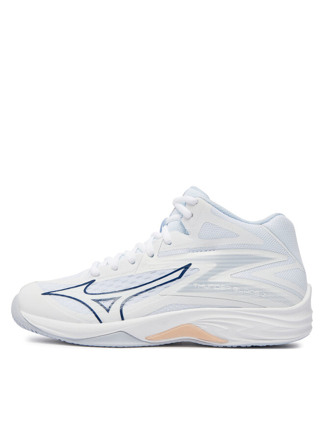 Mizuno Παπούτσια Σάλας Mizuno Thunder Blade Z Mid V1GC2375 Λευκό