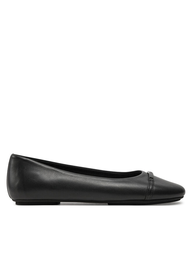 Calvin Klein Balerini Calvin Klein Ballerina W/M Bar Lth HW0HW02145 Negru