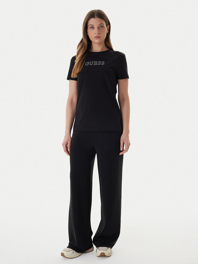 Guess Guess T-Shirt V3BI11 J1314 Schwarz Regular Fit