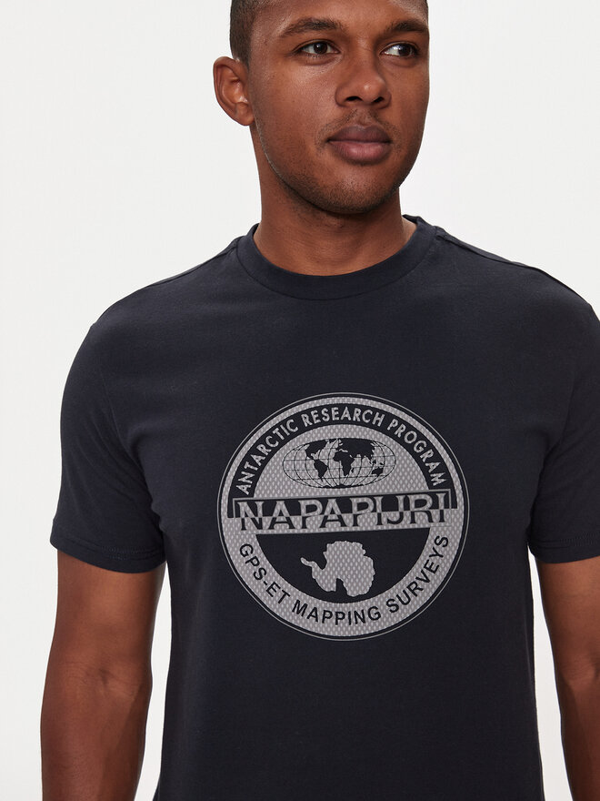 Napapijri Napapijri Camiseta S-Bollo NP0A4I3C Azul marino Regular Fit