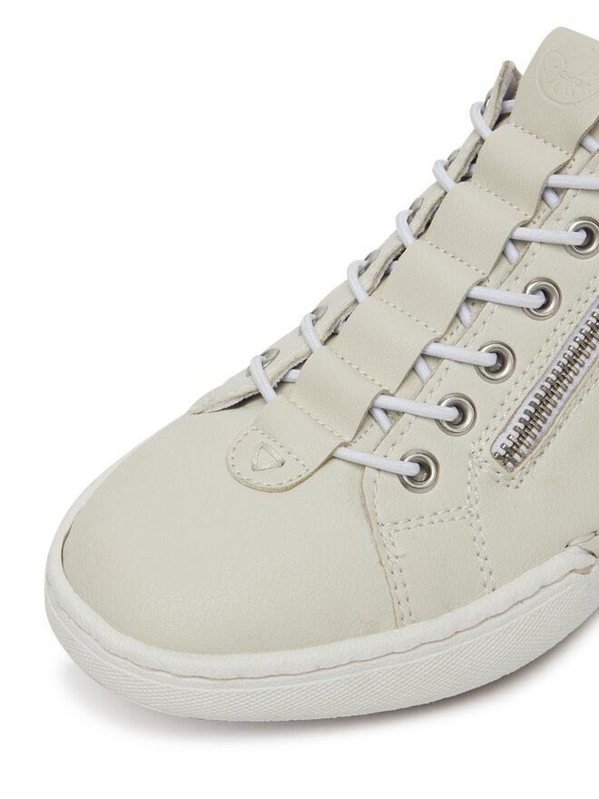 Rieker Sneakersy Rieker L7250-80 Écru