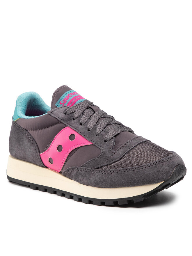 Saucony jazz grey pink top