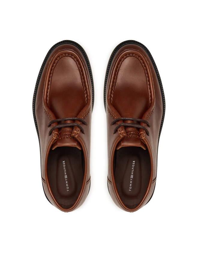 Tommy Hilfiger Nizki čevlji Tommy Hilfiger Comfort Lwt Moc Toe FM0FM05588 Rjava
