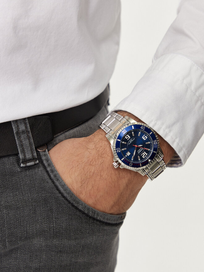 Casio Uhr Casio MTD-1053D-2AVES Silberfarben