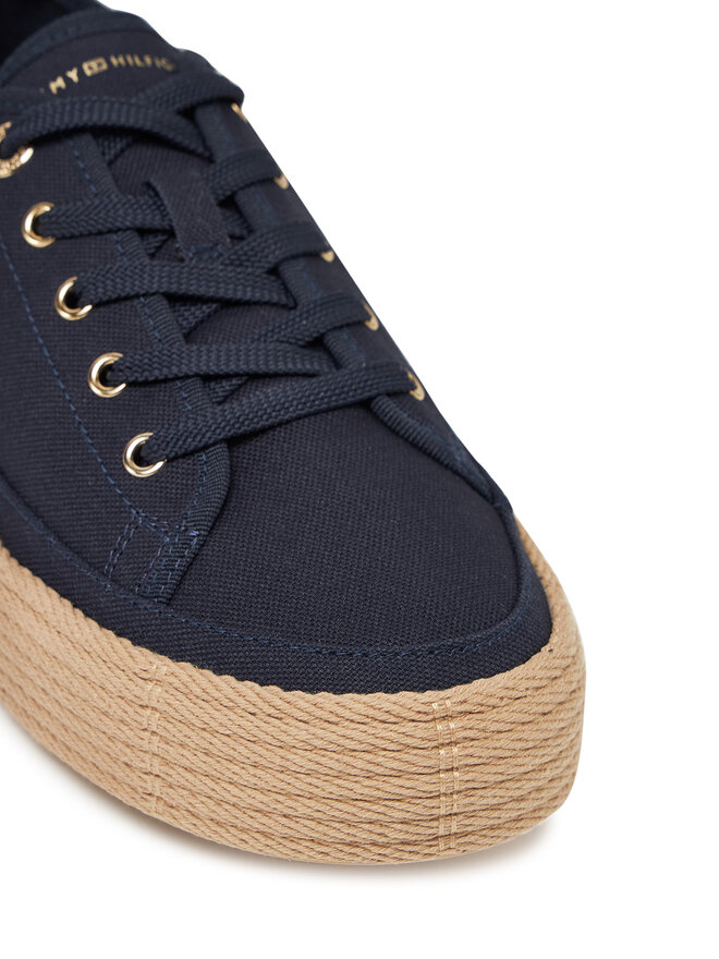 Tommy Hilfiger Еспадрильї Tommy Hilfiger Vulc Espadrille Sneaker FW0FW08404 Cиній