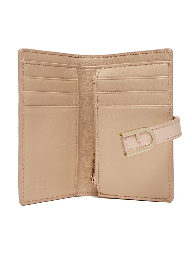 Furla Μεγάλο Πορτοφόλι Γυναικείο Furla Flow S Compact Wallet WP00401 BX2045 0496S Ροζ