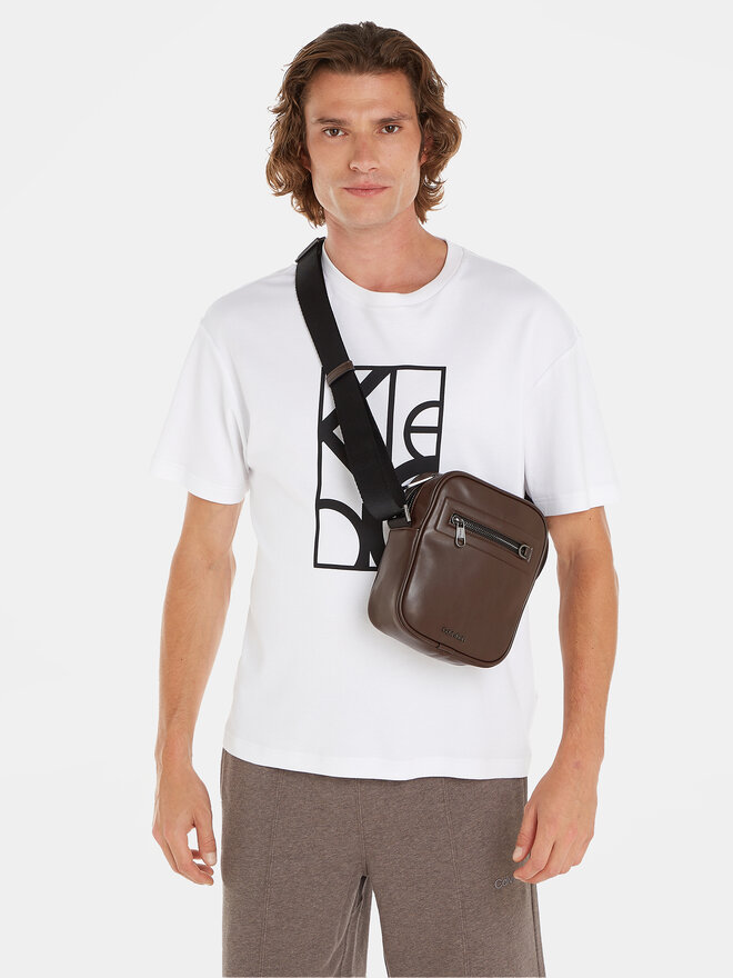 Calvin Klein Borsellino Calvin Klein Ck Elevated Pu Reporter S K50K511190 Marrone