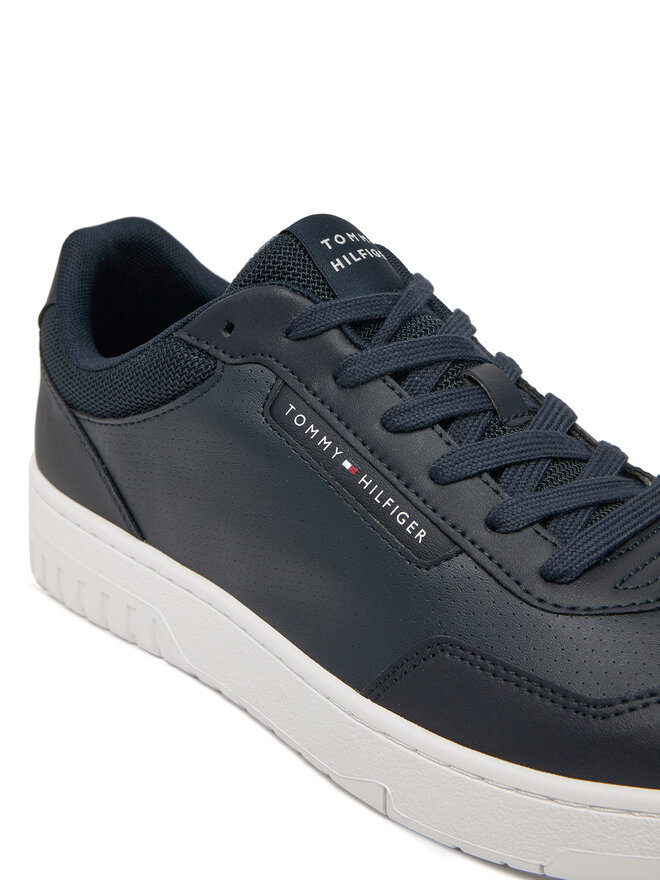 Tommy Hilfiger Zapatillas Tommy Hilfiger Th Basket Core Lth Pinperf FM0FM05466 Azul marino