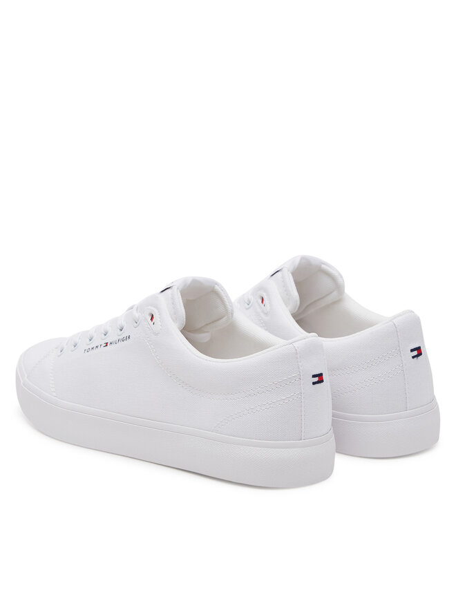 Tommy Hilfiger Tenisky Tommy Hilfiger Th Hi Vulc Low Core Canvas FM0FM05396 Bílá