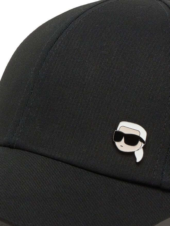 KARL LAGERFELD Kapa s šiltom KARL LAGERFELD A2W33061 Črna