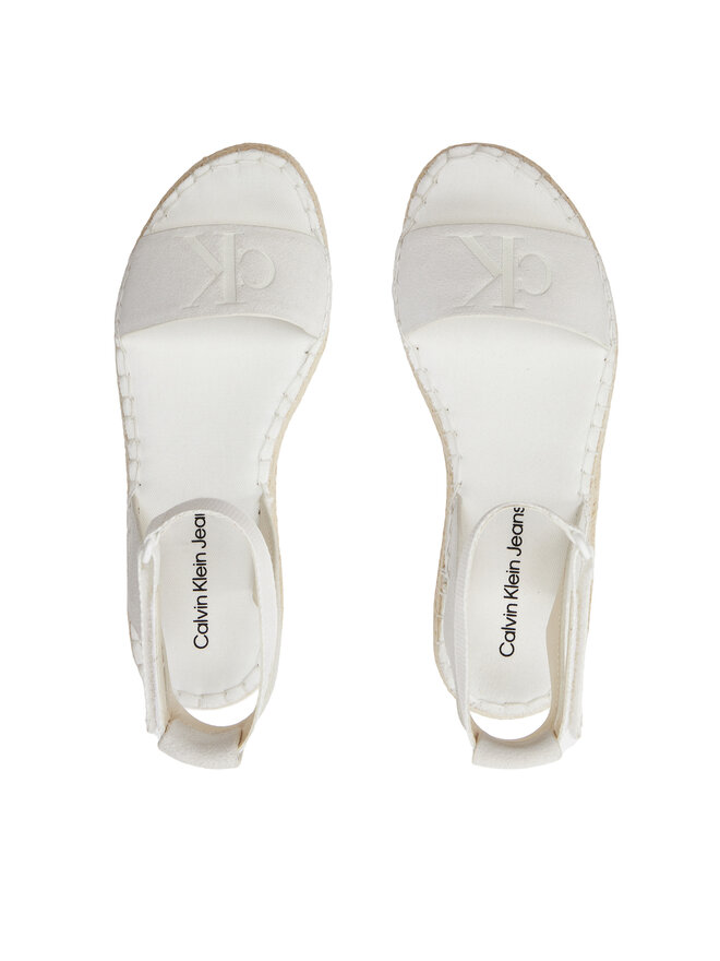 Calvin Klein Jeans Еспадрили Calvin Klein Jeans Sporty Wedge Rope Su Con YW0YW00977 Екрю