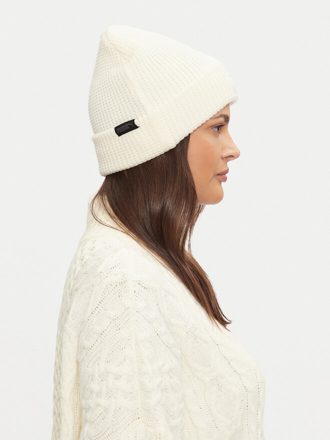 Puma Σκούφος Puma Classics Mid Fit Beanie 025677 02 Εκρού