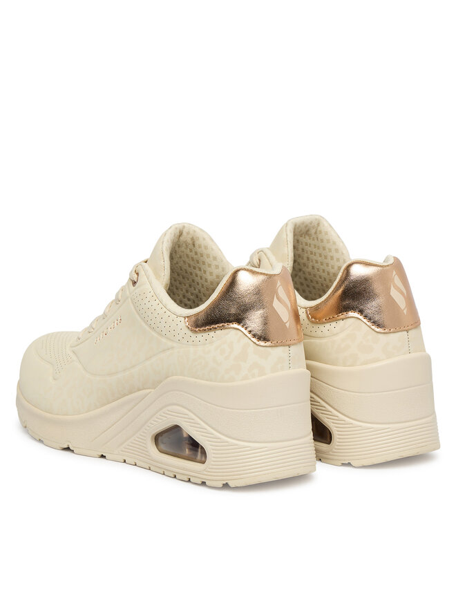 Skechers Sneakers Skechers Uno Wedge - Safari Daze 177521/OFWT Beige