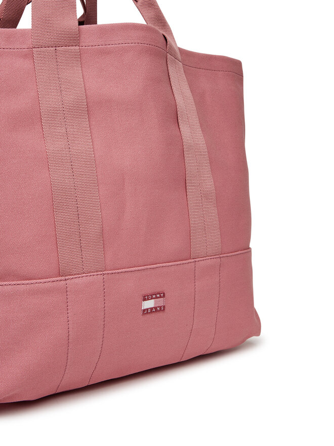Tommy Jeans Handtasche Tommy Jeans Tjw Tote Edition Canvas AW0AW17542 Rosa